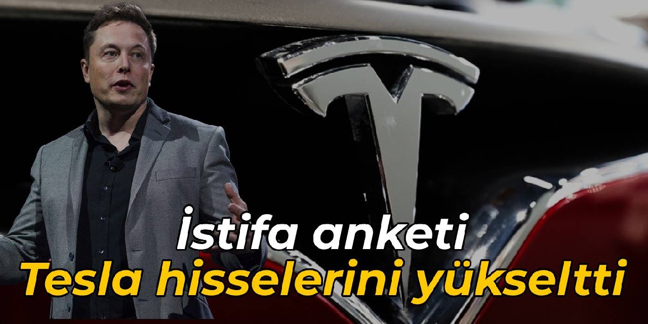 Musk'ın istifa anketi, Tesla hisselerini yükseltti
