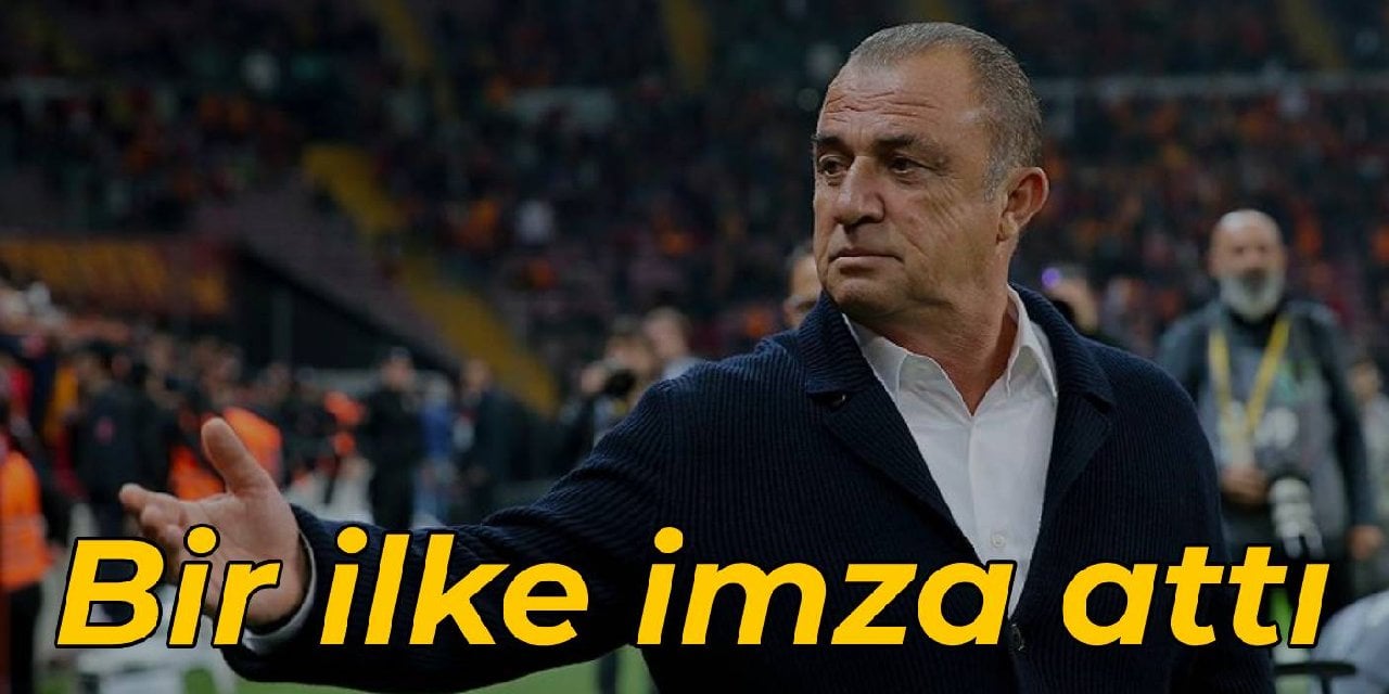 Fatih Terim bir ilke imza attı