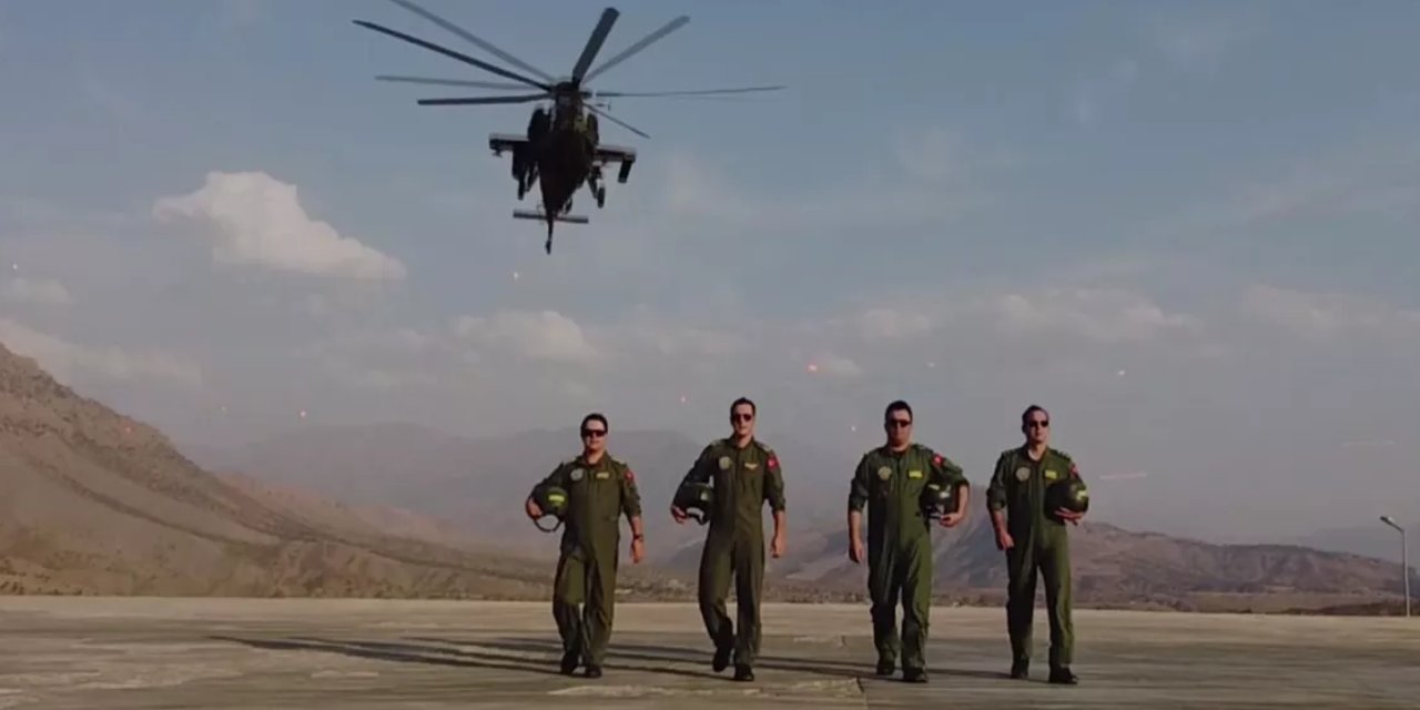 MSB Taarruz Helikopter Filosu pilotlarını paylaştı