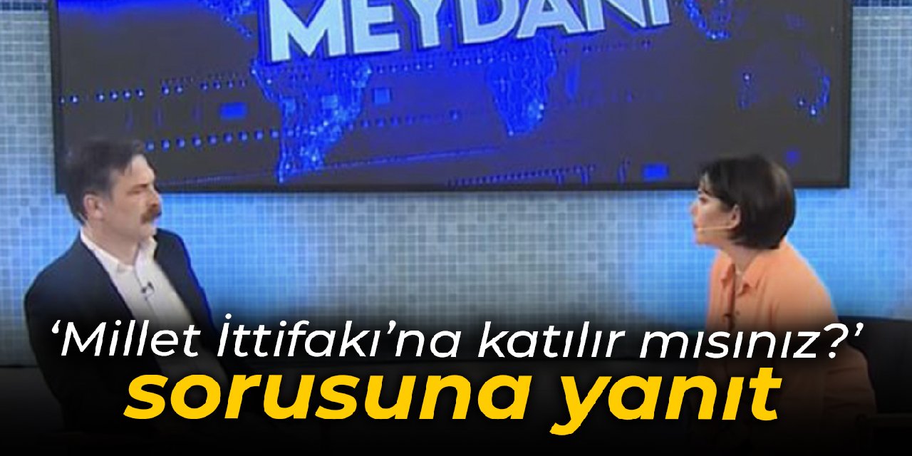 Halk Meydanı... 'Millet İttifakı'na katılır mısınız?' sorusuna Baş'tan yanıt