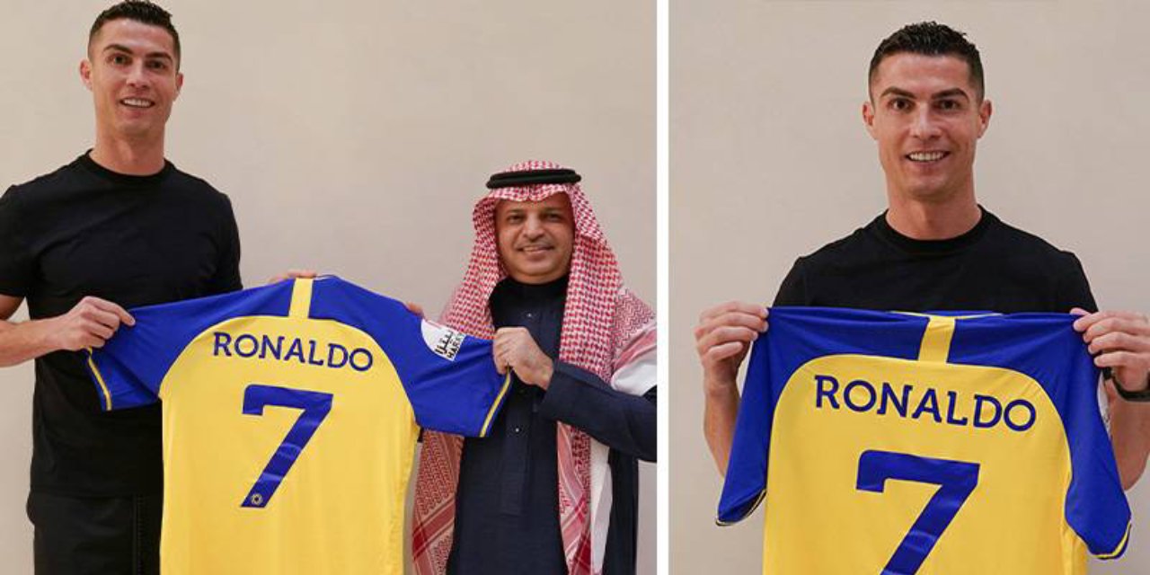 Al Nassr'dan Ronaldo'ya imza töreni