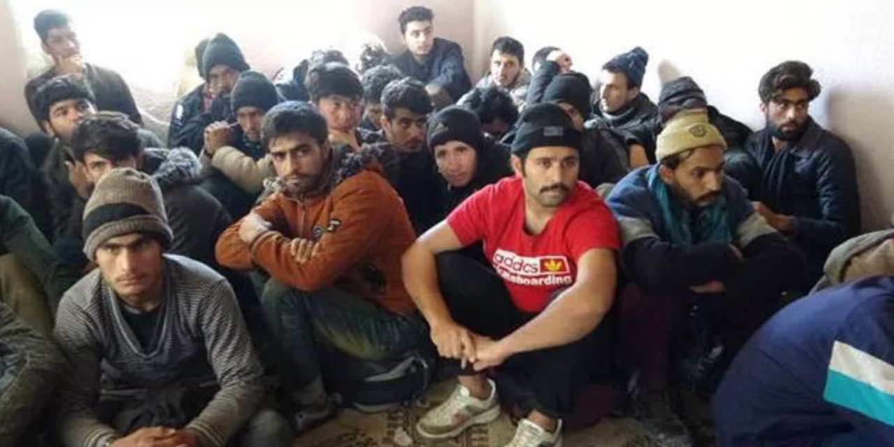 Kocaeli'de bir evde 51 göçmen yakalandı
