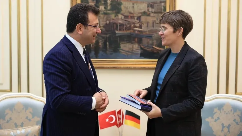 Alman Devlet Bakanı, İmamoğlu'nu ziyaret etti