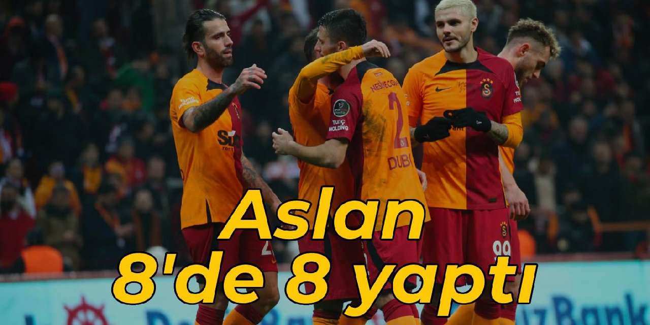 Serisi 8 maça çıktı: Galatasaray evinde galip çıktı