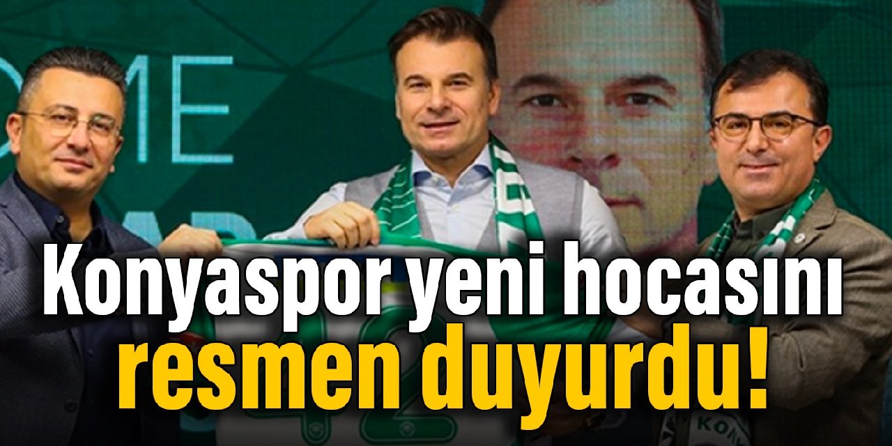Konyaspor yeni hocasını resmen duyurdu!