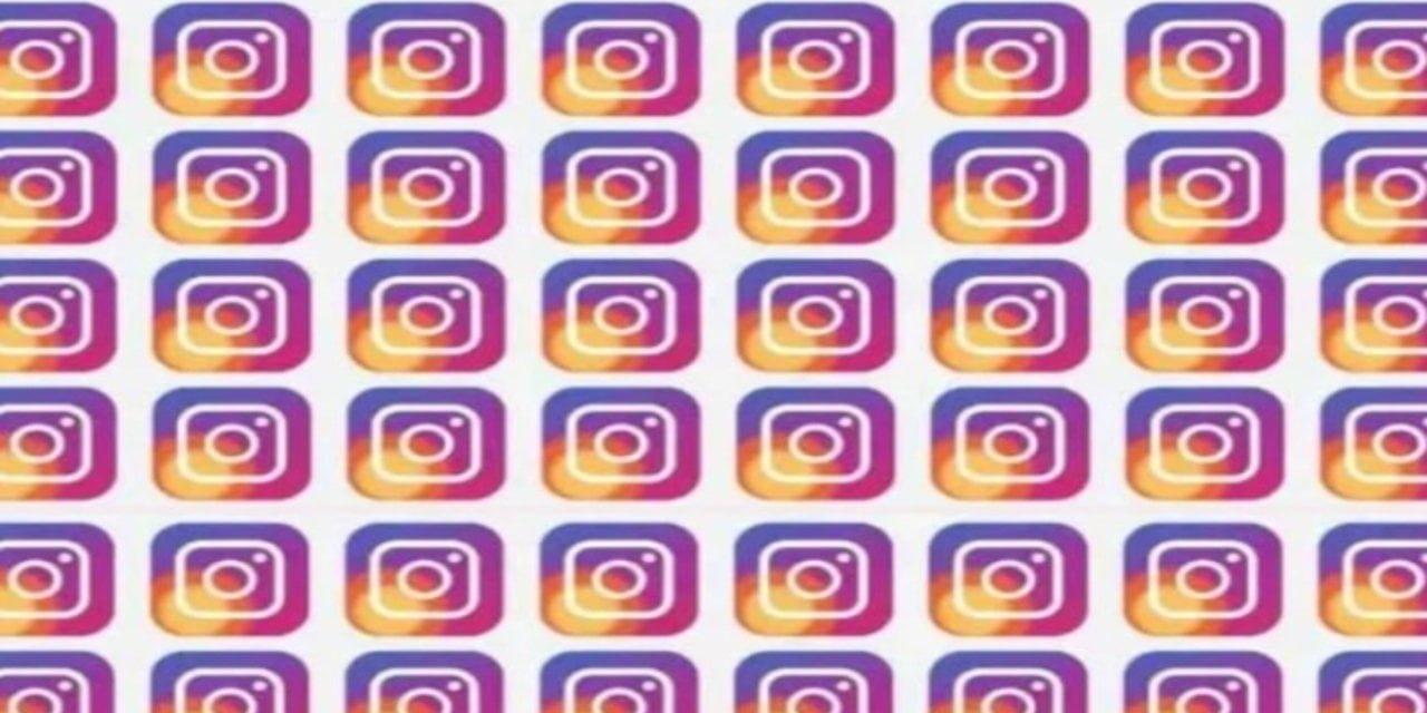 Dikkat testi; Instagram logoları arasında bir tanesinde nokta yok! 5 saniyede bulanlar çok zeki