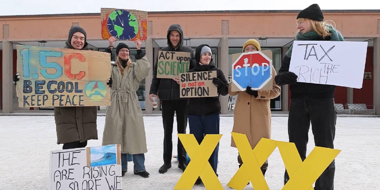 Davos’ta protesto: Peşinizdeyiz!