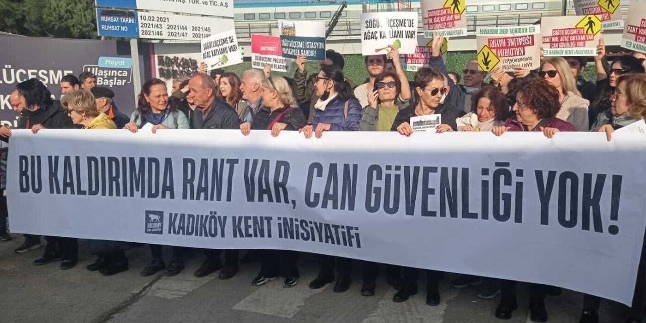Kadıköy'de rant protestosu