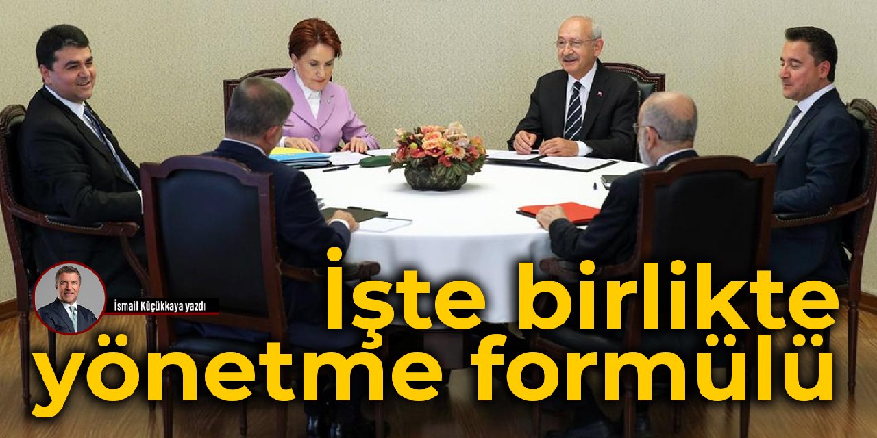 İşte birlikte yönetme formülü