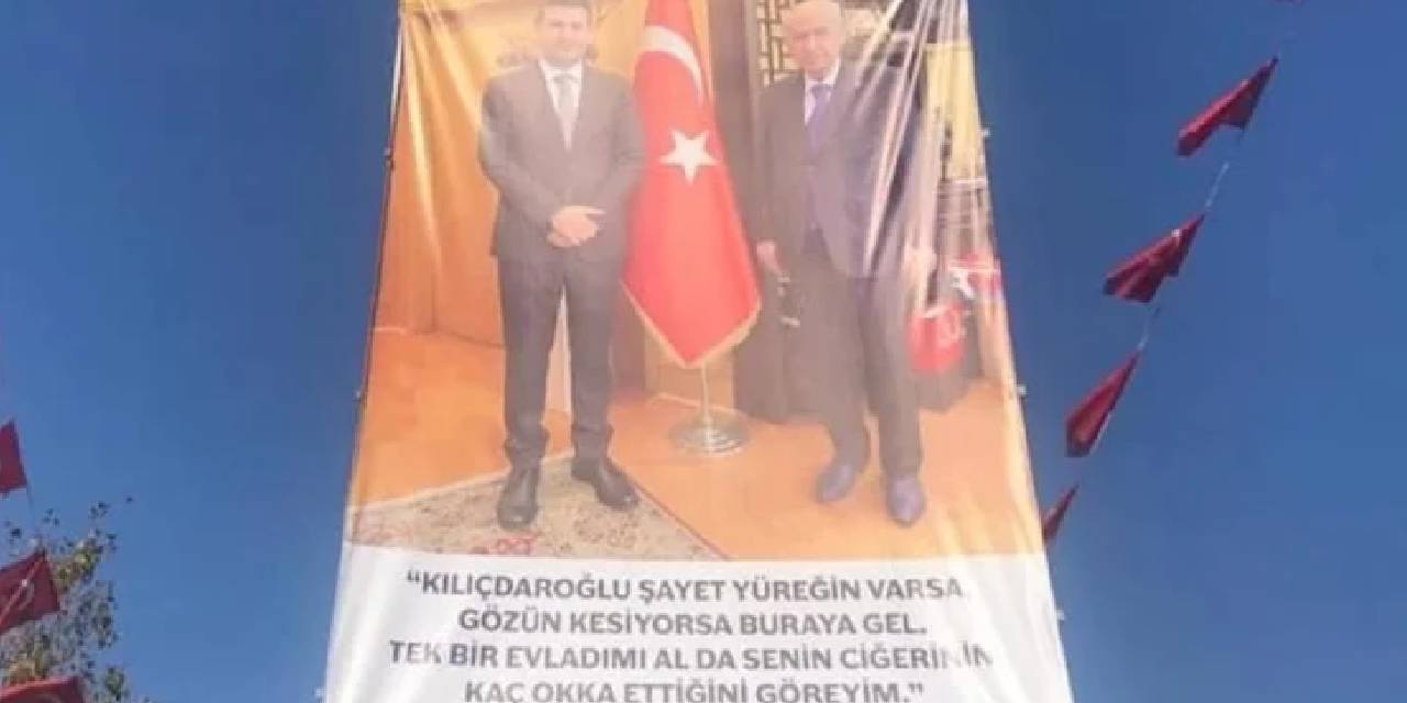 Kılıçdaroğlu’nu hedef almışlardı: O pankart kaldırıldı