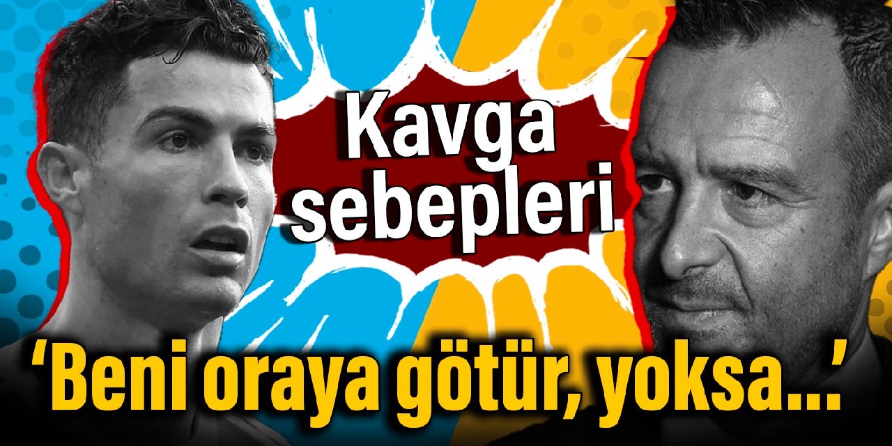 Kavga buradan çıkmış! İşte Ronaldo'nun menajerini kovma nedeni