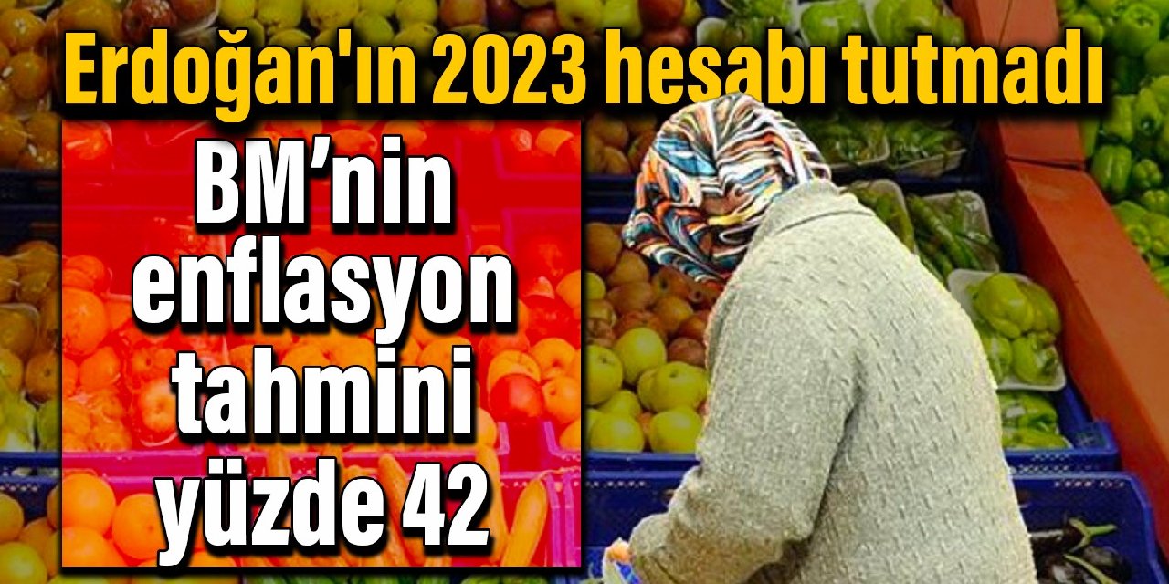 Erdoğan'ın 2023 hesabı tutmadı: BM’nin enflasyon tahmini yüzde 42