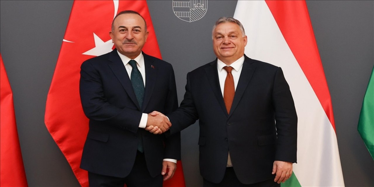 Çavuşoğlu Macaristan'da Orban ile görüştü