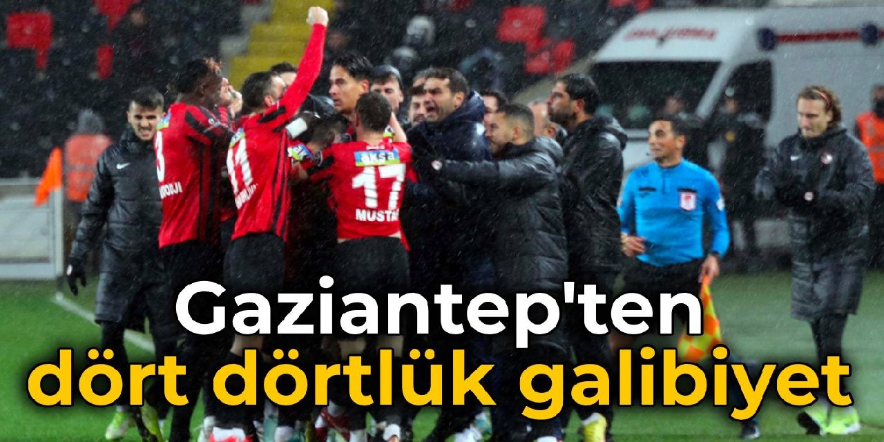 Gaziantep FK kendi sahasında yenilmedi