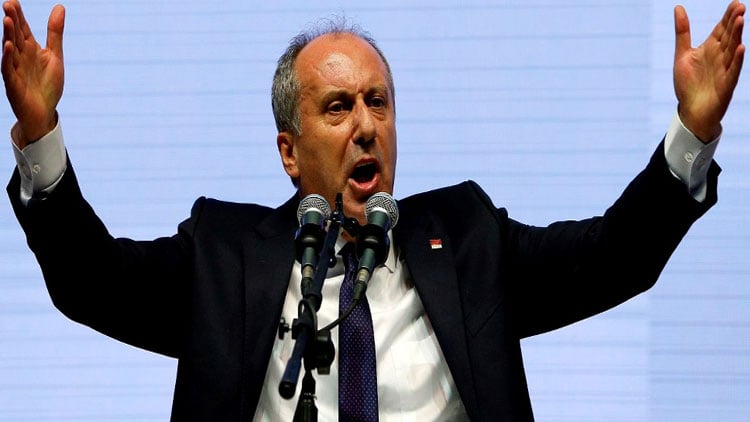 CHP'nin Cumhurbaşkanı adayı Muharrem İnce