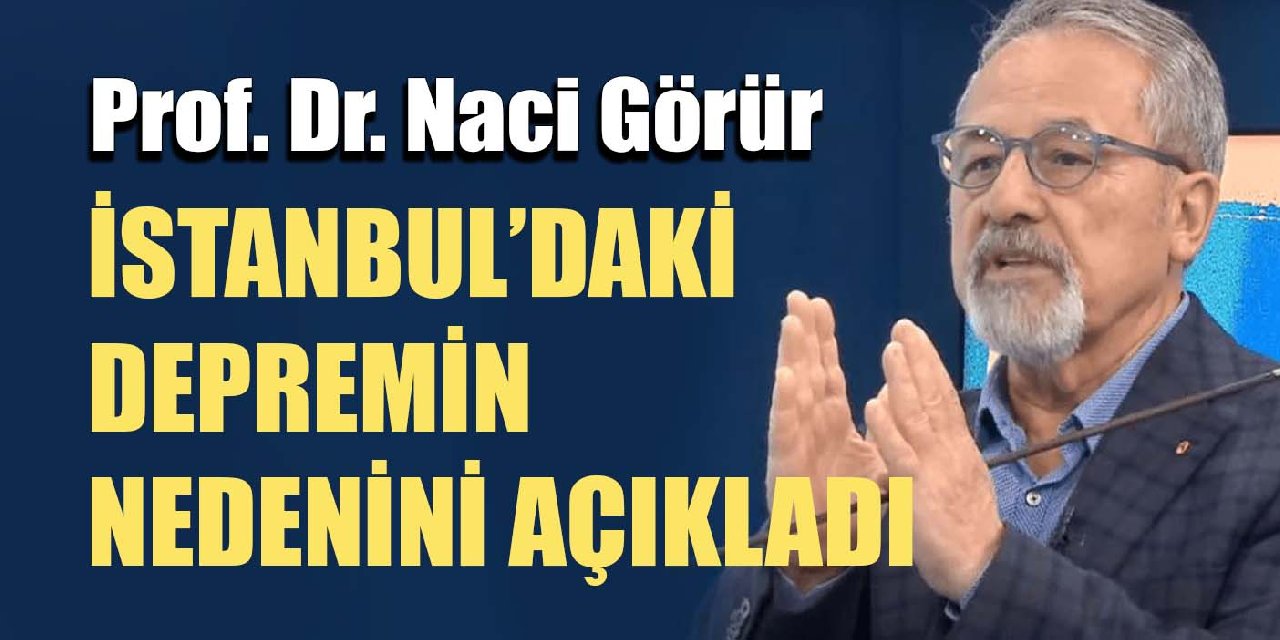Prof. Dr. Naci Görür İstanbul’daki depremin kaynağını açıkladı