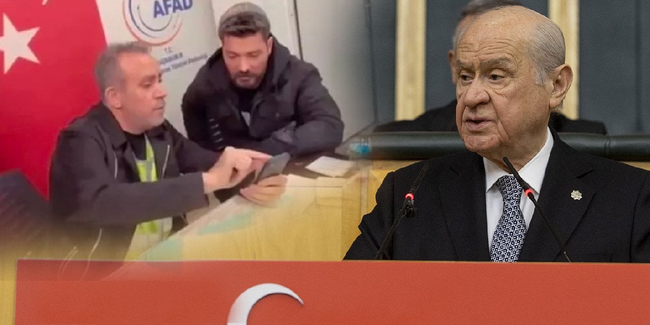 Devlet Bahçeli ortaya çıktı