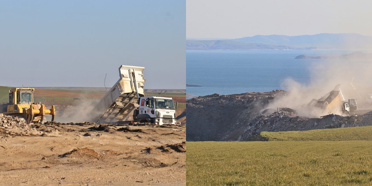 Adıyaman'da yıkılan binaların enkazı il dışına taşınıyor