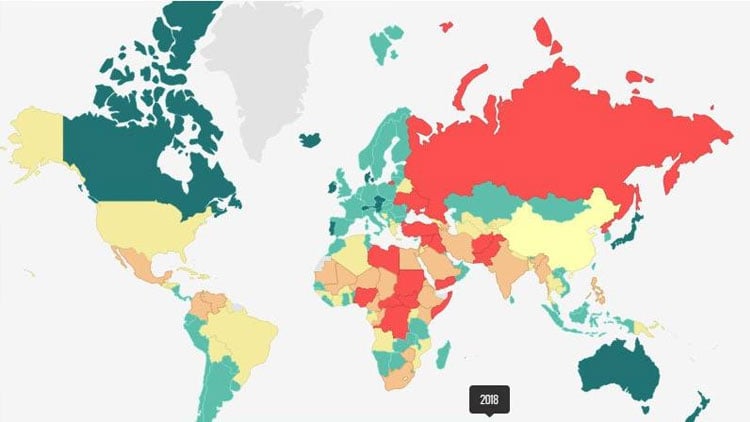 O listede de geriledik: 163 ülke arasında 149’uncuyuz