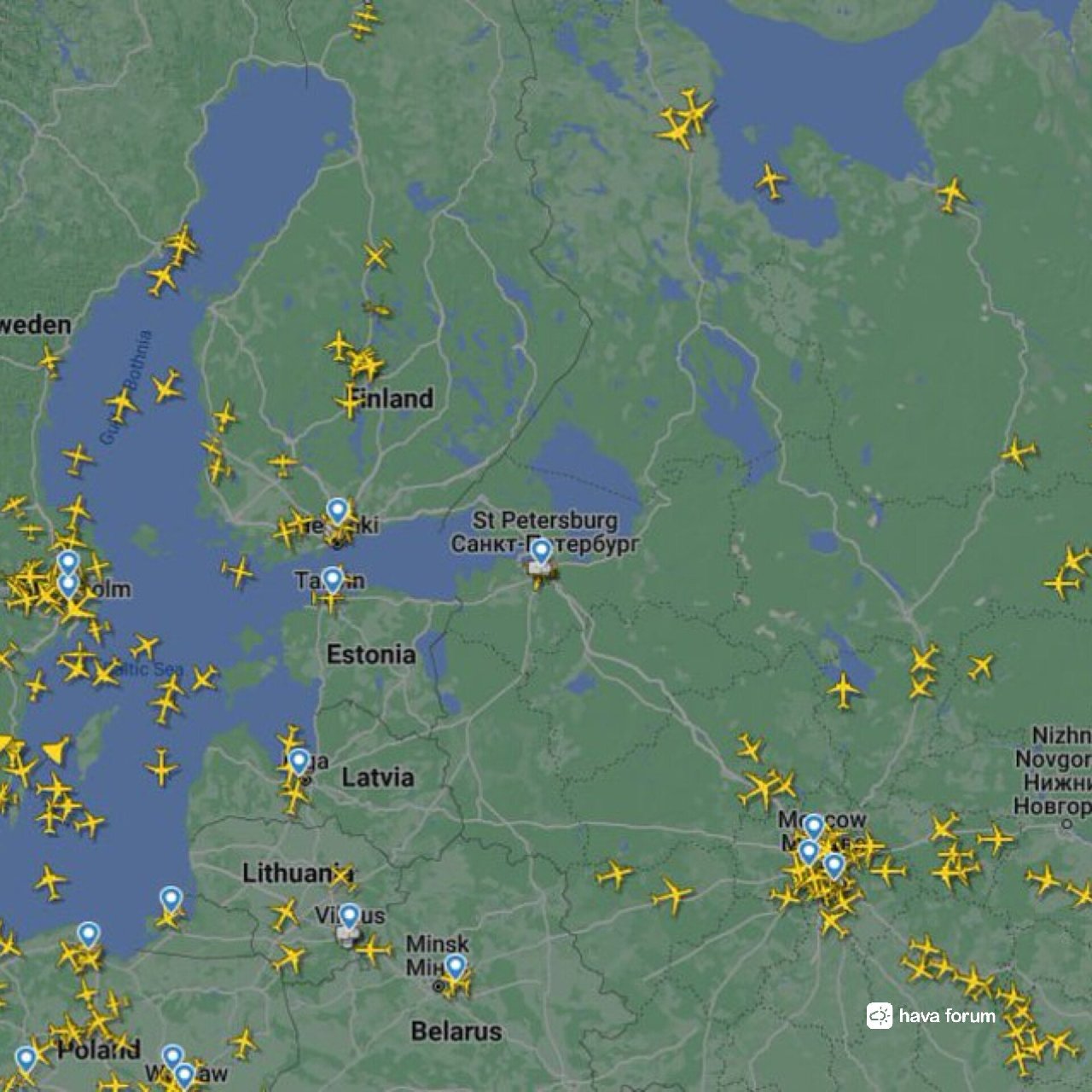 "Tanımlanamayan cisim" Rusya'yı da alarma geçirdi: St. Petersburg hava sahası kapatıldı