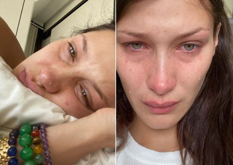 Dünyaca ünlü modelin gözyaşları! Bella Hadid Tiktok'tan ağlayarak paylaştı
