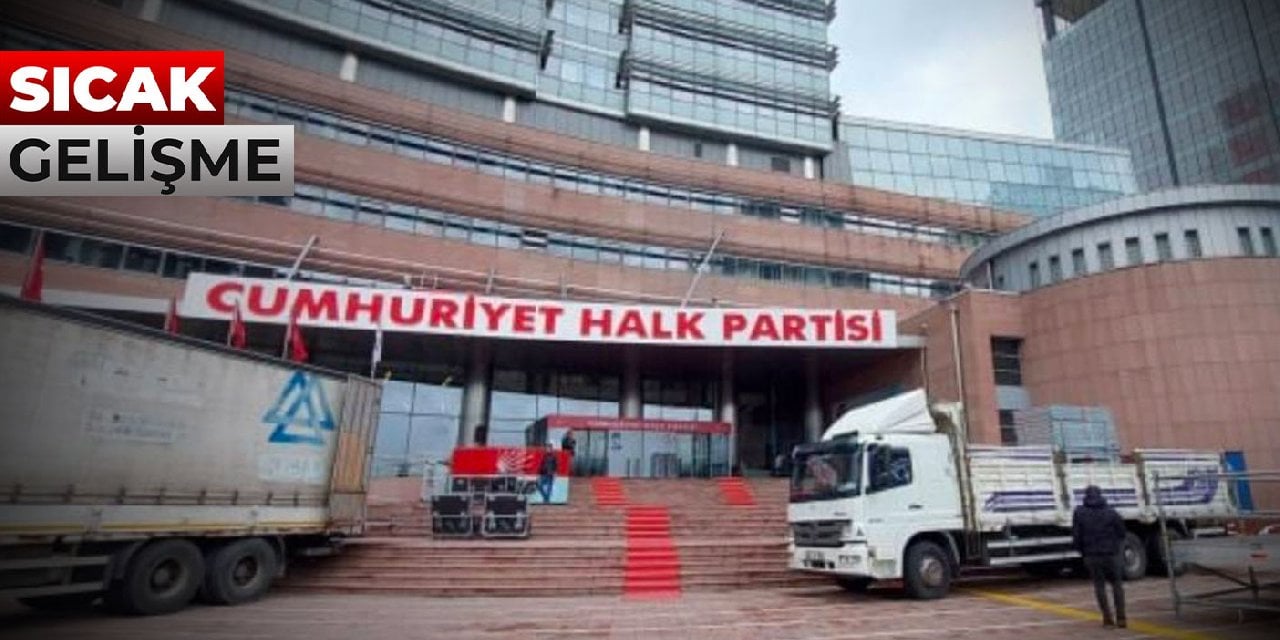 CHP Genel Merkezi'nde Kılıçdaroğlu hazırlığı