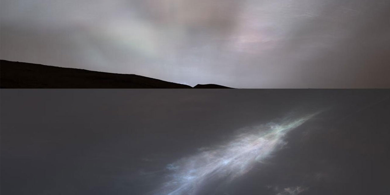 Mars'taki günbatımı ilk kez bu kadar net görüntülendi
