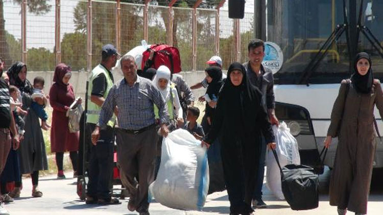 Bayram ziyaretine giden Suriyelilerin dönüşleri başladı