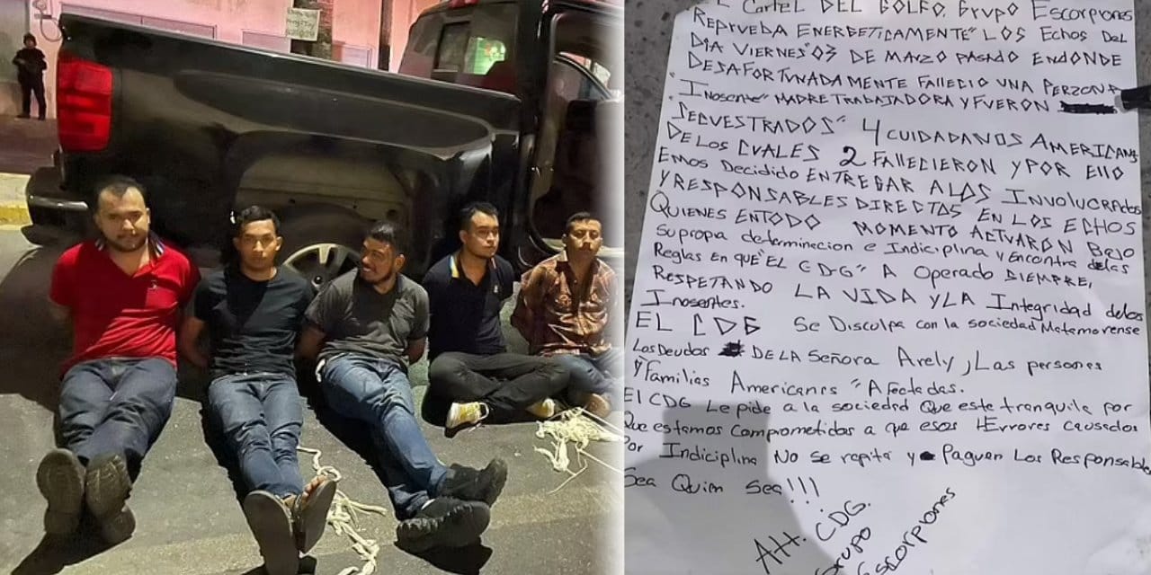 Meksika Kartelinden öldürdükleri ABD'liler için özür mektubu
