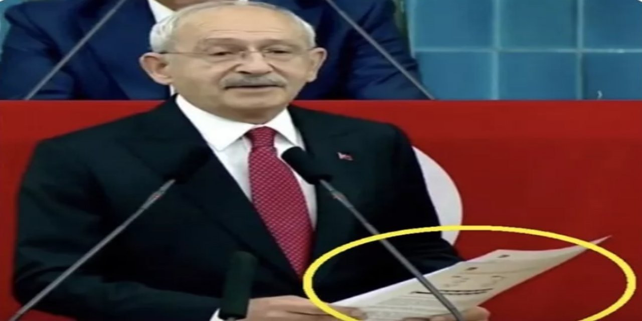 Konuşma kağıtları gündemde: Sosyal medyanın dikkatinden kaçmadı