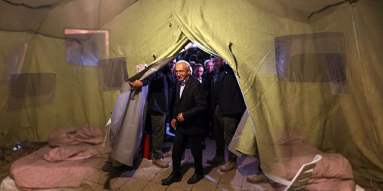 Kemal Kılıçdaroğlu'nun kaldığı çadır görüntülendi
