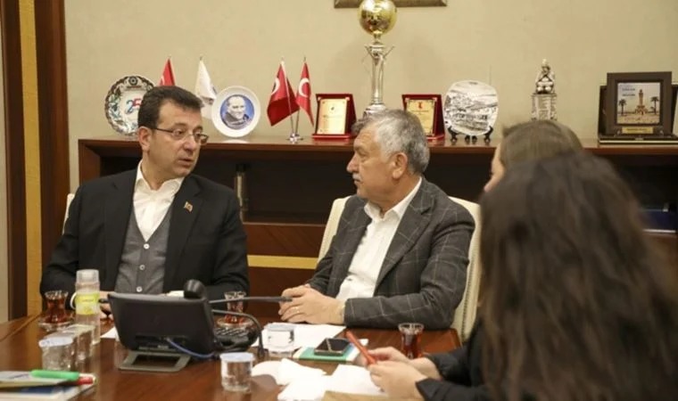 İmamoğlu'ndan Zeydan Karalar'a ziyaret