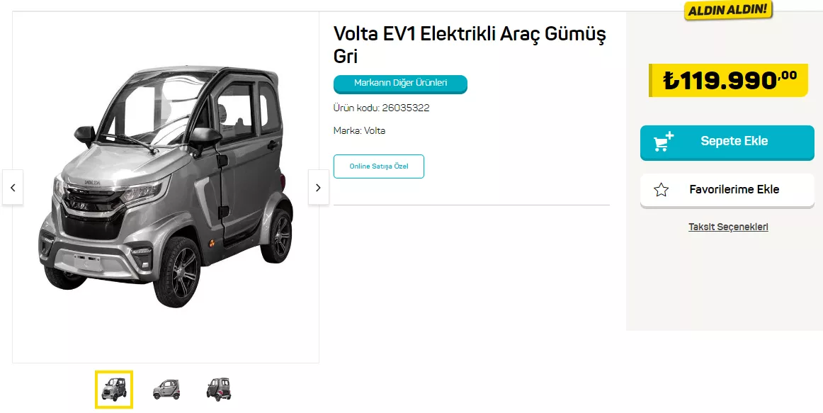 Tekne ve karavananın ardından A101'den elektrikli otomobil satışı