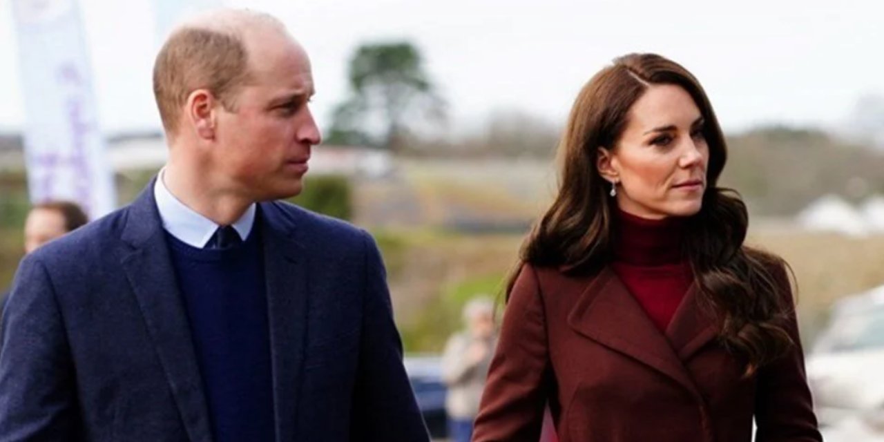 Turistleri korkutan Prens William ve Kate Middleton heykeli