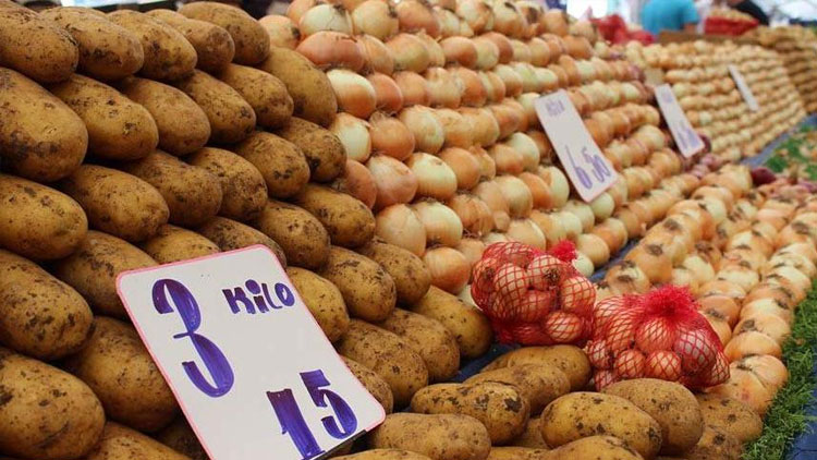 TZOB: Haziran ayında fiyatı en fazla artan kuru soğan ve patates oldu