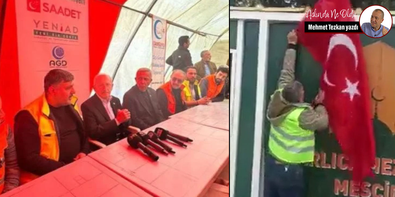 Bayrak da indirirler Aşevi de kapatırlar
