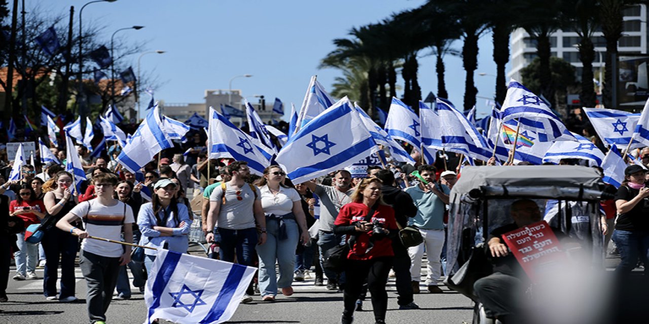 Tansiyon düşmüyor:   İsrail'de "sivil itaatsizlik günü" gösterileri