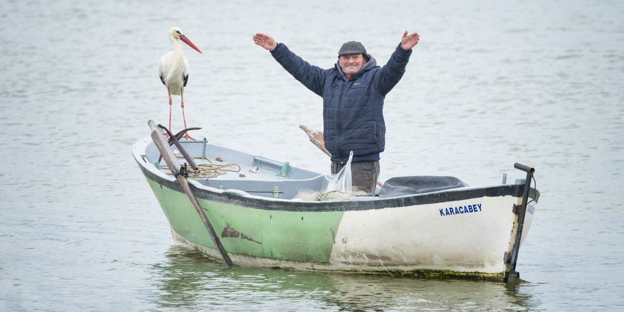 Hasret sona erdi! Yaren Leylek ve Adem Amca bu sene de kavuştu