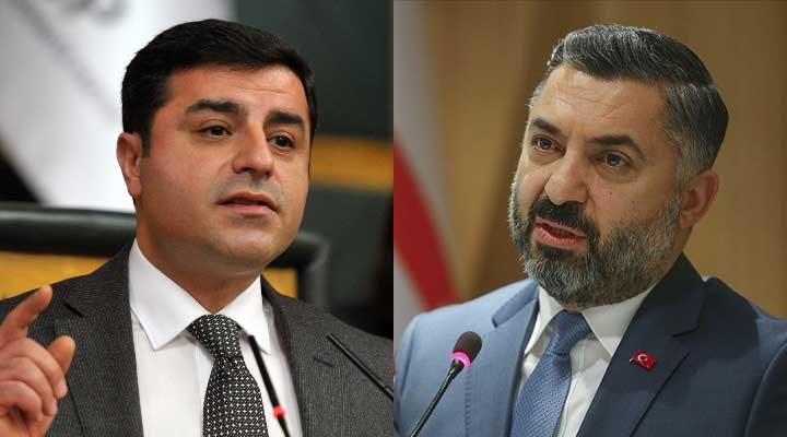 Demirtaş'tan RTÜK Başkanı'na tepki: Boş herif, yalan söyleme!