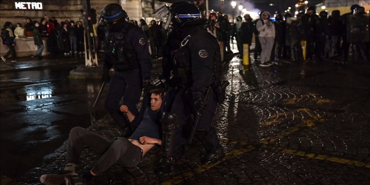 Paris'te tansiyon yüksek: 71 gözaltı