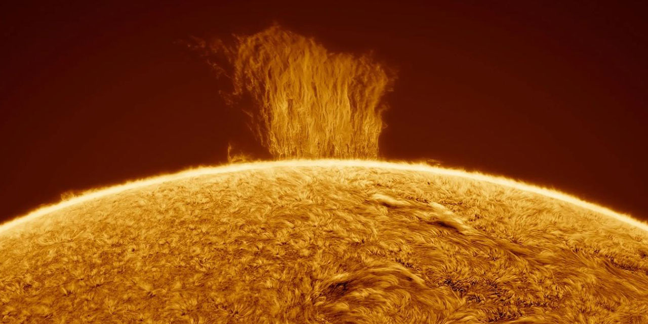 Güneş'in üzerinde devasa plazma şelalesi oluştu