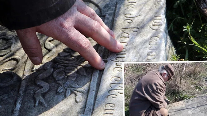 Edirne'deki katolik mezarlığını defineciler tahrip etti