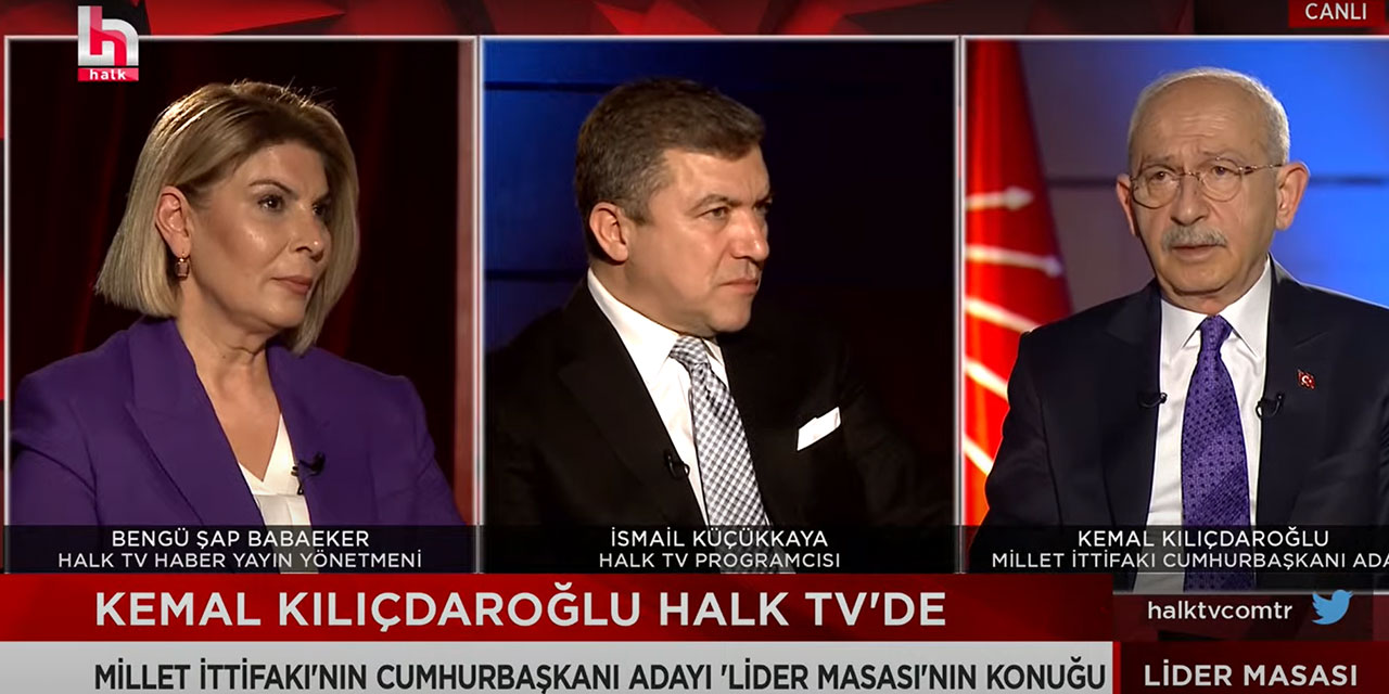 Kılıçdaroğlu Halk TV ekranlarında konuştu 'Seçim birinci turdan biter
