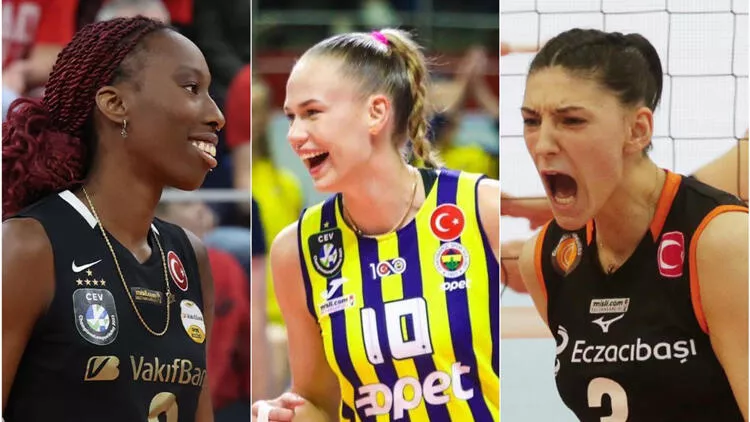 CEV Şampiyonlar Ligi'ne Türk takımları damga vurdu! Fenerbahçe, VakıfBank ve Eczacıbaşı yarı finalde
