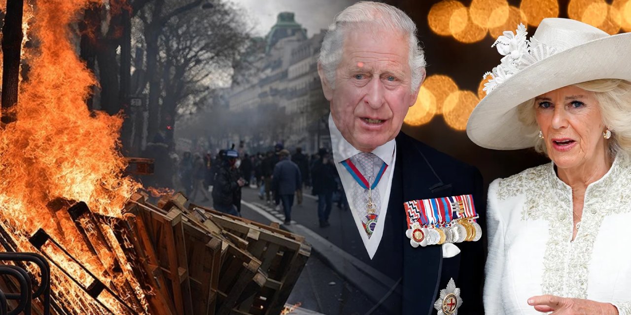 Paris sokakları Kral Charles'ı korkuttu: Fransa ziyaretini erteledi