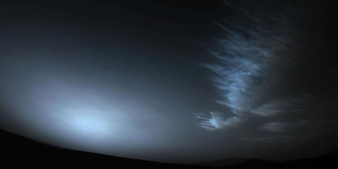 Mars'tan çarpıcı kare! Gökyüzünün fotoğrafını çekti