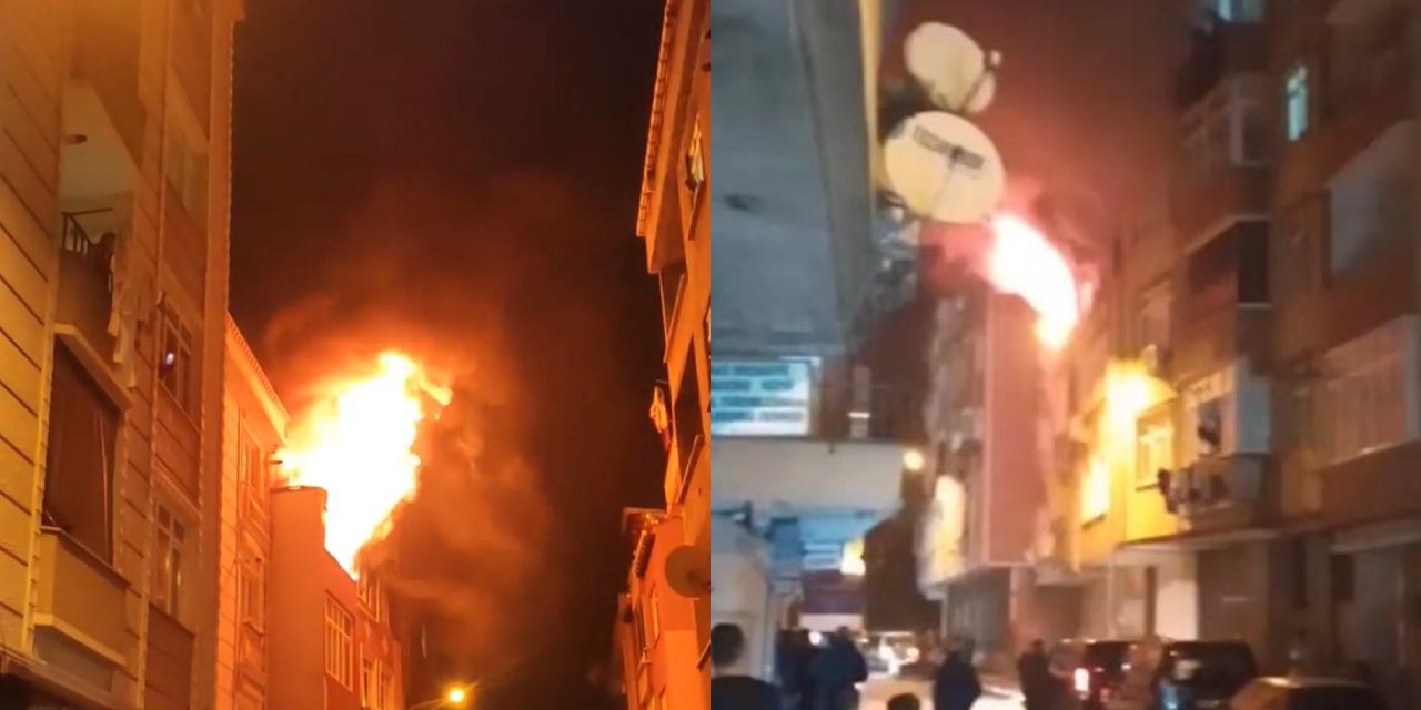 Kiracıları çıkarmak için çatı katını yaktı: Sosyal medyada paylaştı