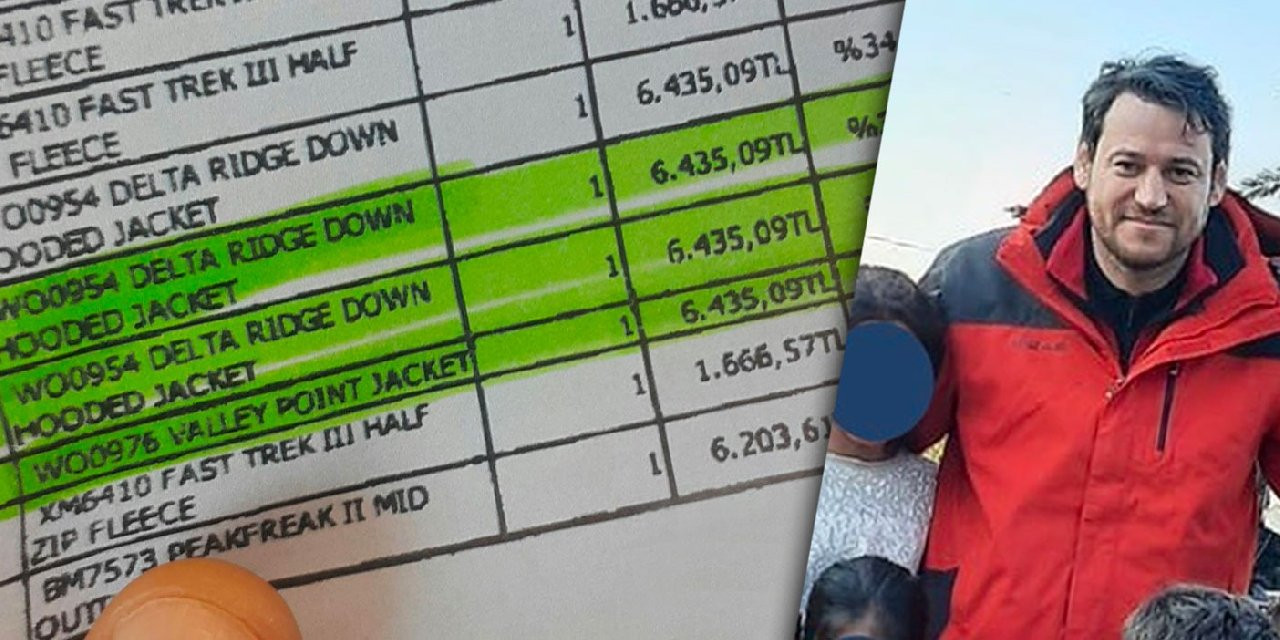 Depremzedeler donarken PTT yöneticileri marka mont peşindeymiş... CHP milletvekili Alpay Antmen faturaları paylaştı