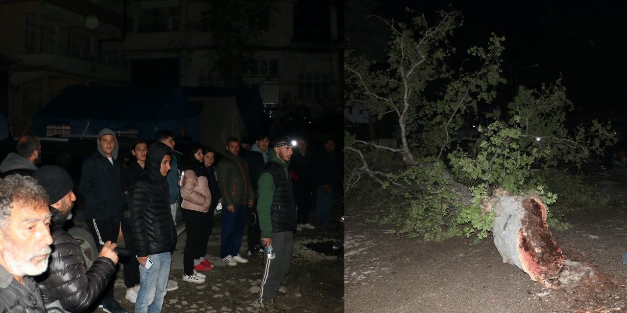 Depremde ayakta kaldı, fırtınaya dayanamadı