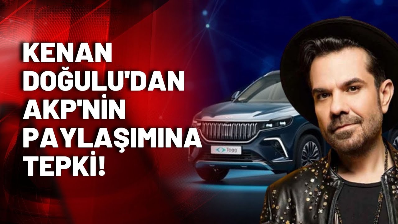 Kenan Doğulu'dan TOGG paylaşımına tepki: Benden izin alınmadı